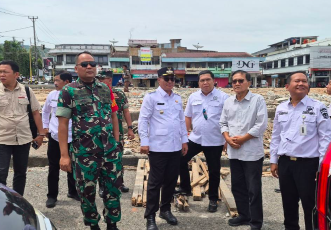 Progres Pembangunan Pasar Sungai Penuh